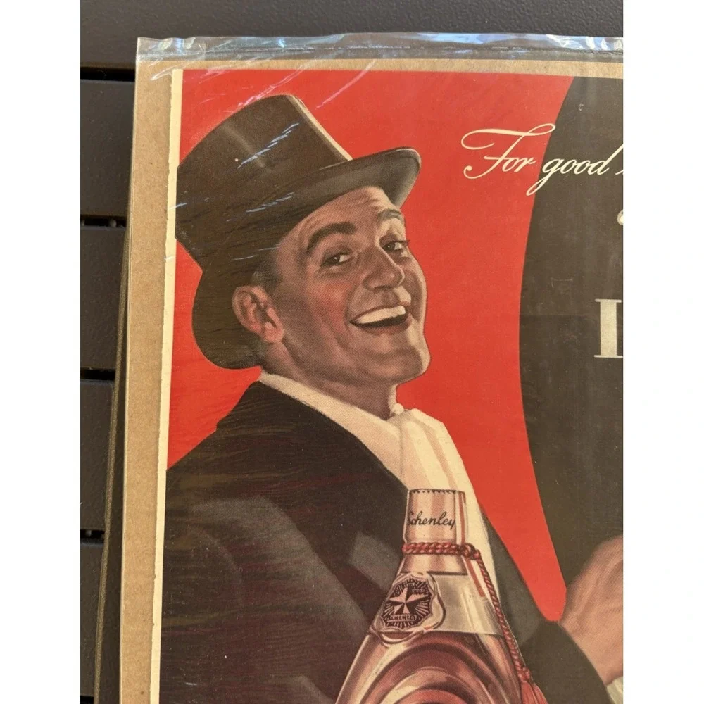 1930s & 1960s Alcohol Advertisements Schenley's & Johnnie Walker 1960 London